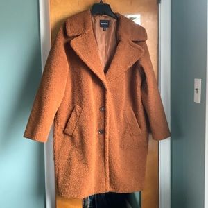 Express Teddy coat size Medium